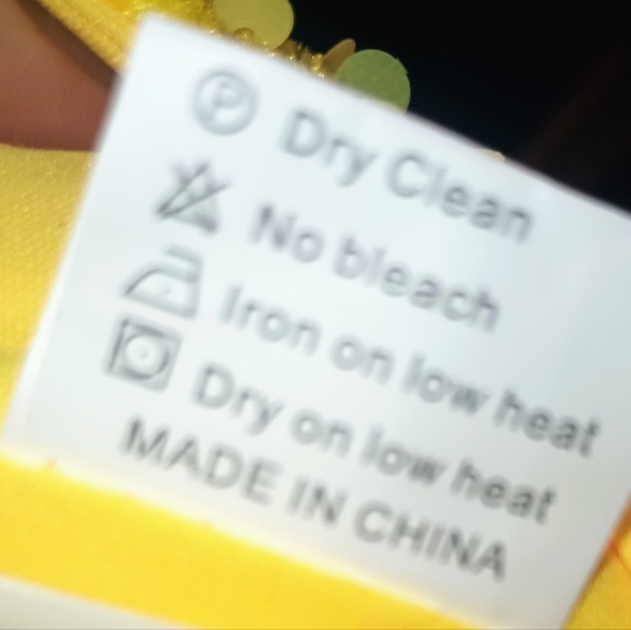 Sunflower Yellow Sequin One Shoulder Mermaid Gown - Picture 9 of 11